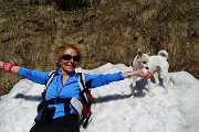 MONTE GARDENA (2117 m) dal Rif. Cimon della Bagozza, il 22 aprile 2015 - FOTOGALLERY